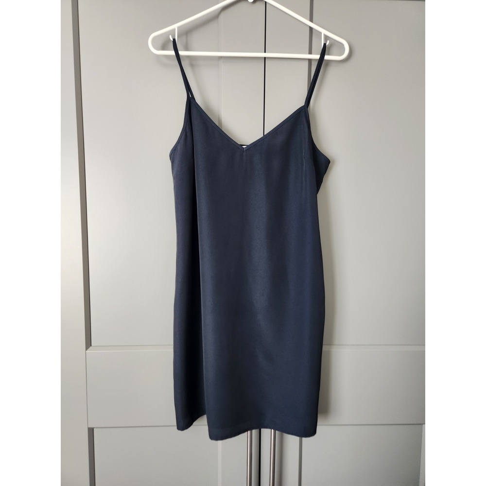 New Reiss Slip Dress 4 Navy Blue Mini Shift NWOT Top Cami Shirt Tank Short